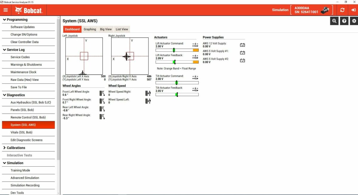 Bobcat Serive Analyzer