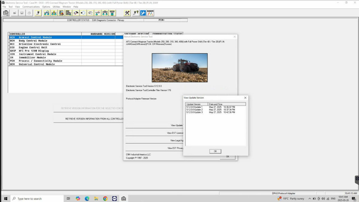CNH diagnostic software