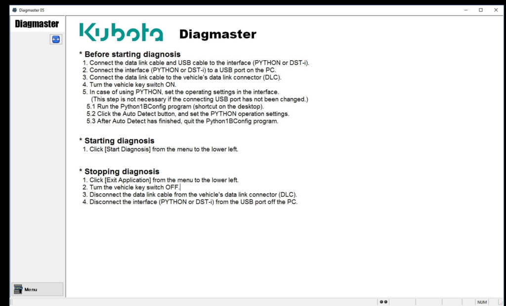 Kubota Diagmaster 2022 Level 6