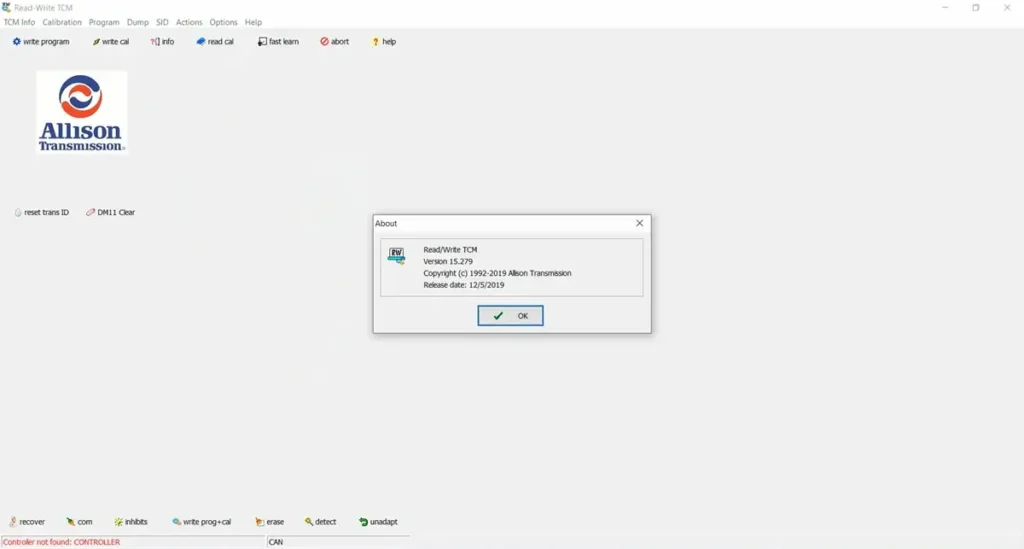 ALLISON-TCM-REFLASH-SOFTWARE